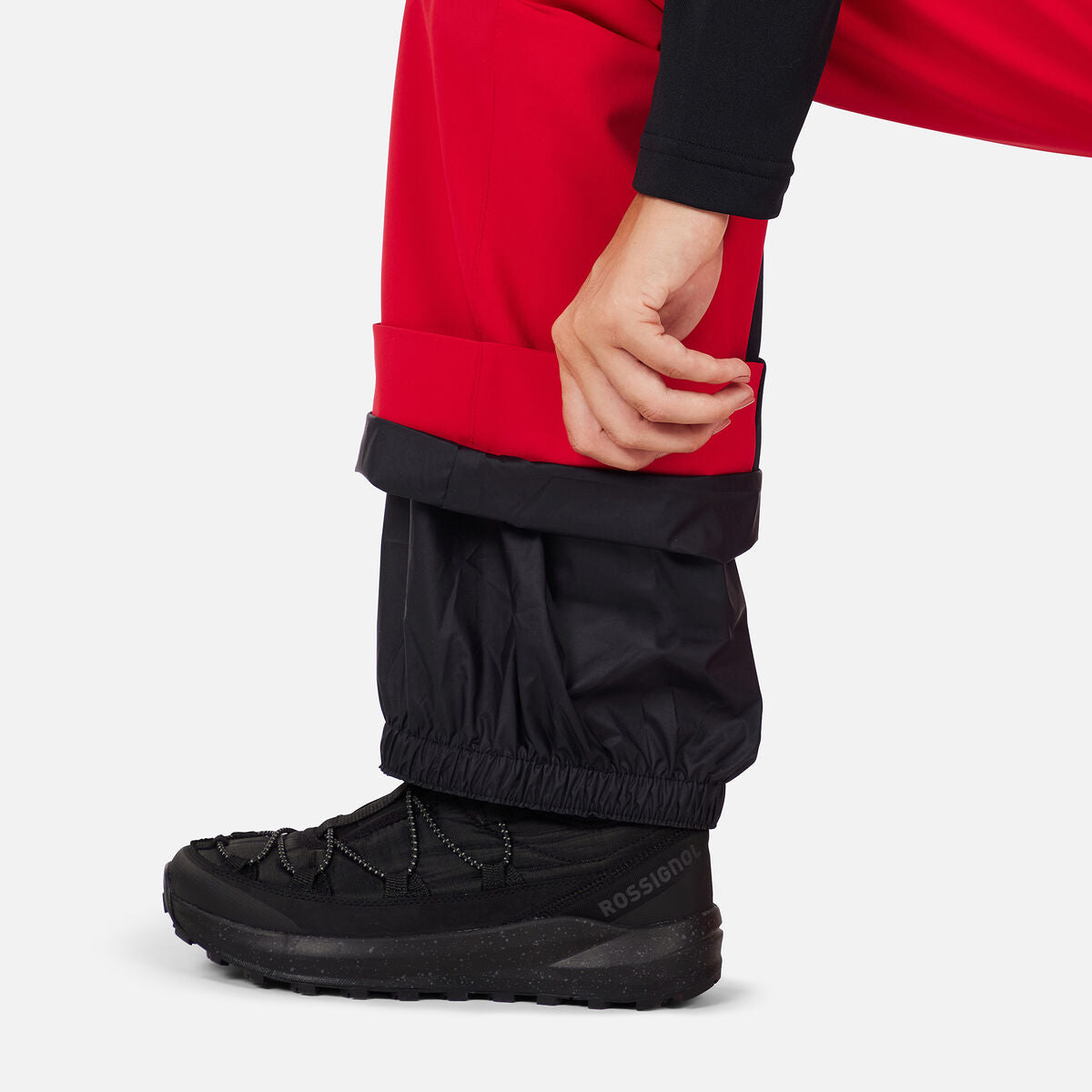 Pantaloni schi dama Rossignol STRAWPILE INSULATED Ruby Red