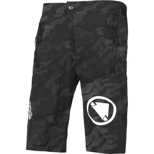 Pantaloni scurti copii Endura MT500 Short II Black Camo