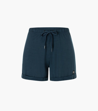 Pantaloni scurti dama cu merino SN-SUPERNATURAL - W WIDE SHORTS - Blueberry