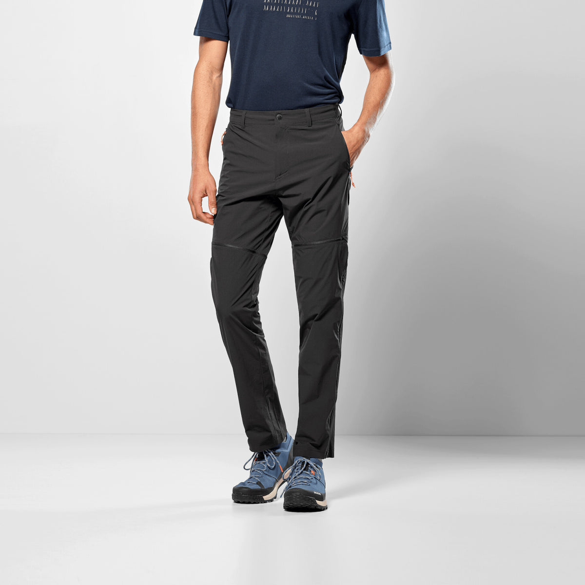 Pantaloni barbati Salewa PUEZ TALVENO DURASTRETCH 2IN1 Negru