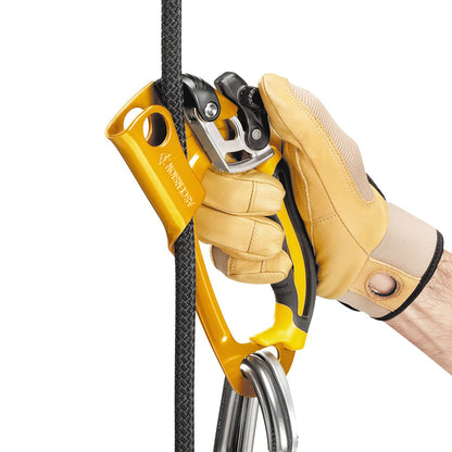 Petzl Ascension Left Black Blocator Mana Stanga