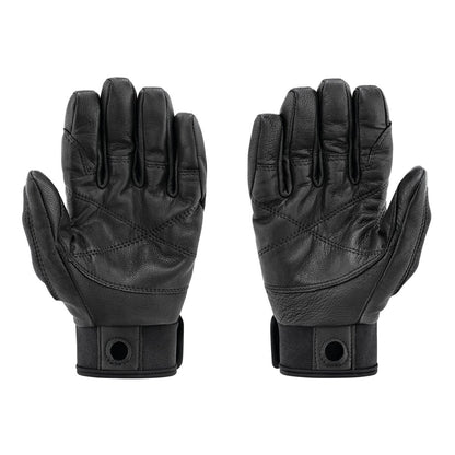 Petzl Cordex Black Manusi Piele Alpinism