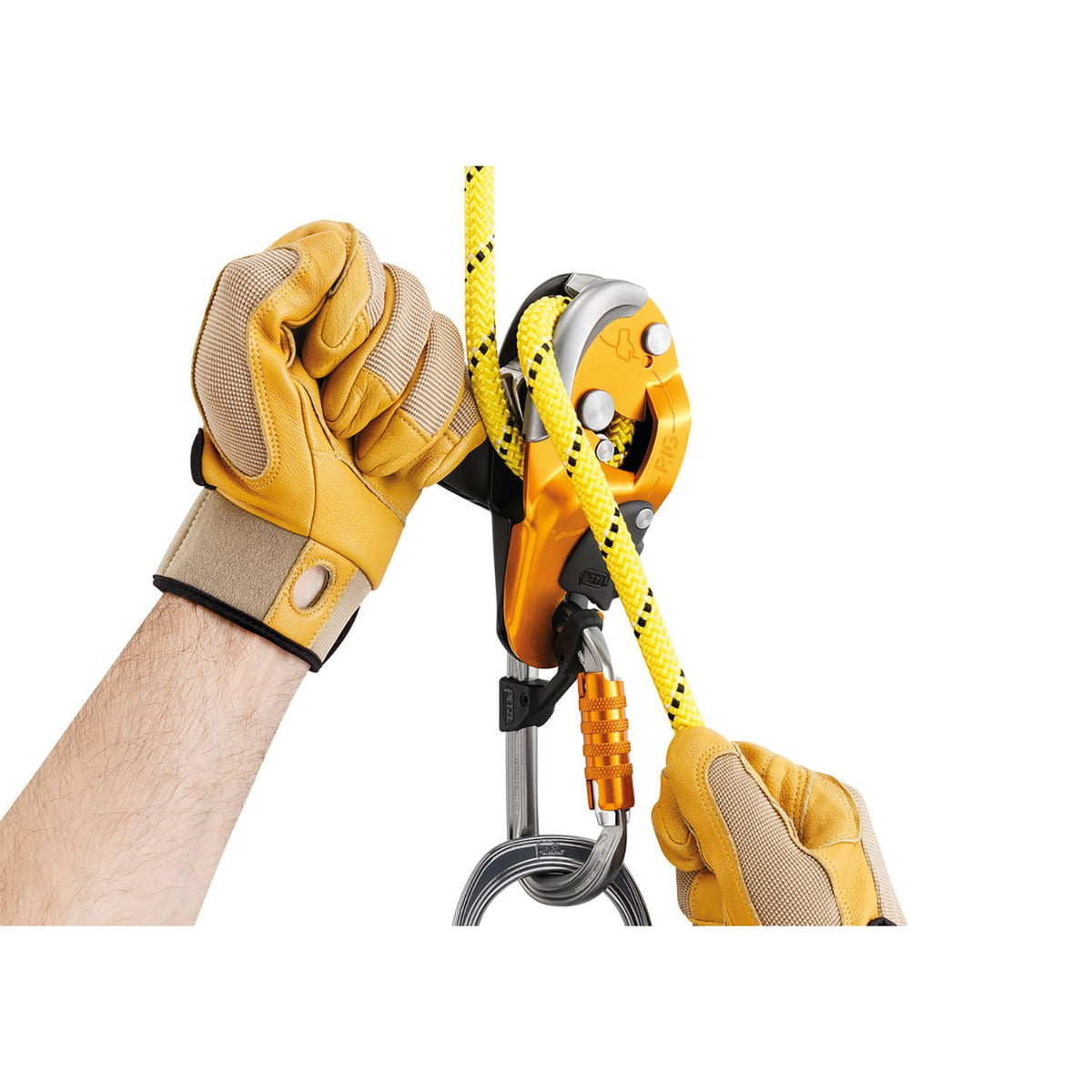 Petzl Rig Yellow Coborator Autoblocant Alpinism
