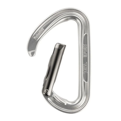 Petzl Spirit Straight Silver Carabiniera Clapeta Dreapta