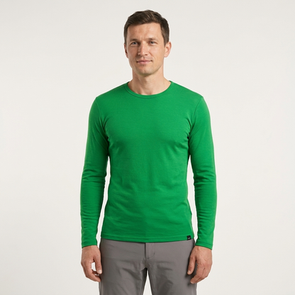 Bluză bărbați Merinito 100% Lână Merinos 150g Verde