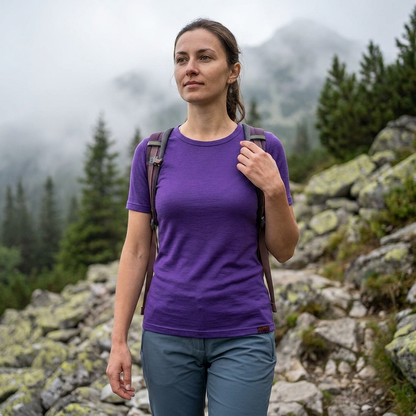 Tricou dama Merinito 180g 60% merino 40% modal