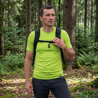 Tricou barbatesc Merinito 180g 60% merino 40% modal