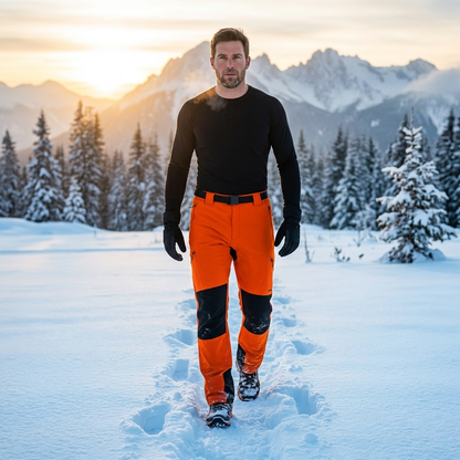 Pantaloni softshell bărbați Sphere Pro Madeira Naranja iarna