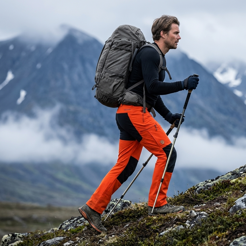 Pantaloni softshell bărbați Sphere Pro Madeira Naranja iarna