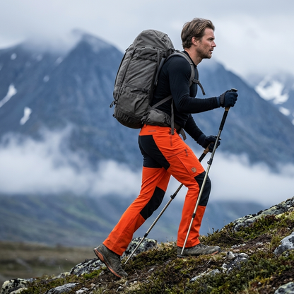 Pantaloni softshell bărbați Sphere Pro Madeira Naranja iarna