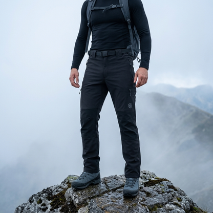 Pantaloni softshell barbati SPHERE PRO MADEIRA/ NEGRO-iarna