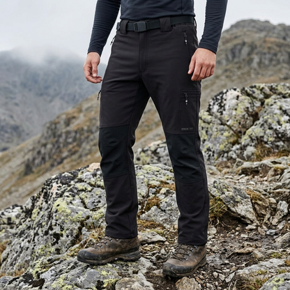 Pantaloni softshell barbati SPHERE PRO MADEIRA/ NEGRO-iarna
