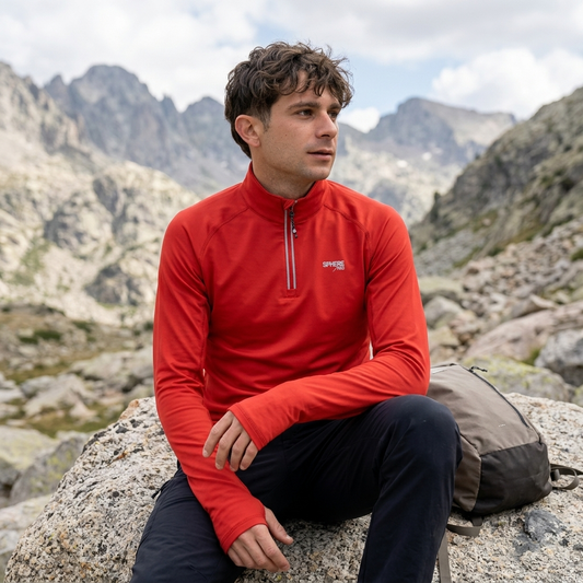 Bluza tehnica pentru barbati Sphere Pro Ramon Tierra Roja