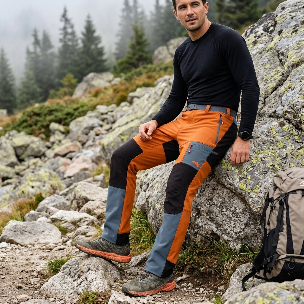 Pantaloni softshell hiking barbati Sphere Pro Gulag iarna