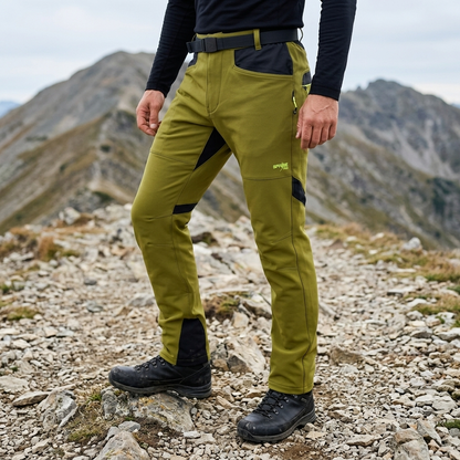Pantaloni drumetie/trekking pentru bărbați 3 sezoane Sphere Pro Diavolo 2- Verde/Carbon
