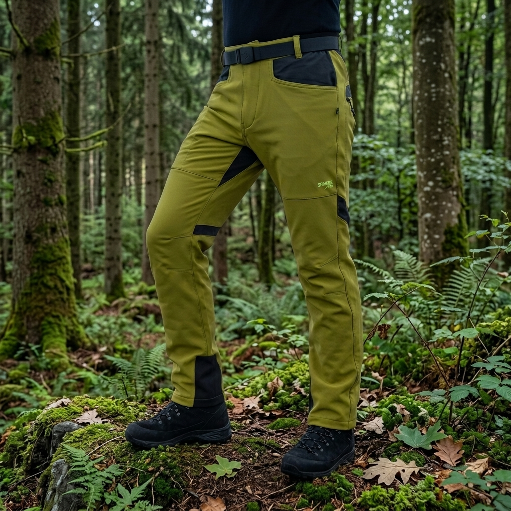 Pantaloni drumetie/trekking pentru bărbați 3 sezoane Sphere Pro Diavolo 2- Verde/Carbon