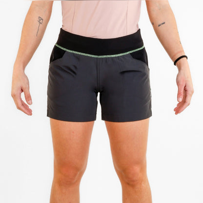 Pantaloni femei SpherePro Jessi 2 in 1 negro/carbon