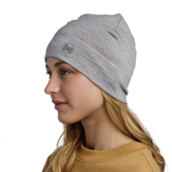 Caciula Buff Merino Lightweight SOLID light grey