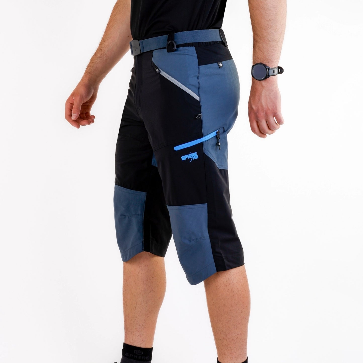 SpherePro Halfdome – Pantaloni Scurți Trekking Bărbați Negru