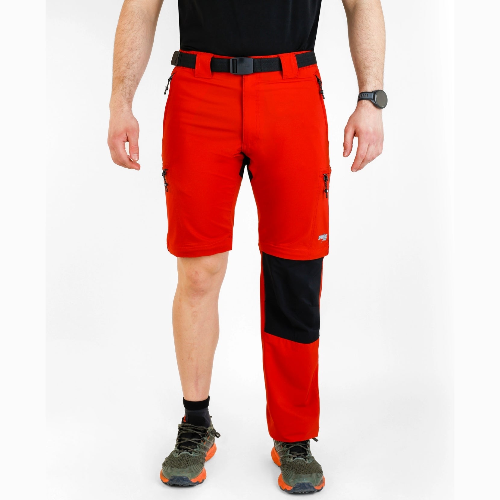 Pantaloni barbati modulabil 2 în 1 Sphere Pro Kingston tierra roja/negro