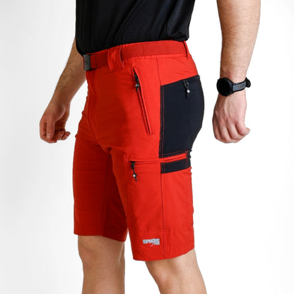 Pantaloni scurti barbati Sphere Pro Kola tierra roja/negro-trekking/hiking