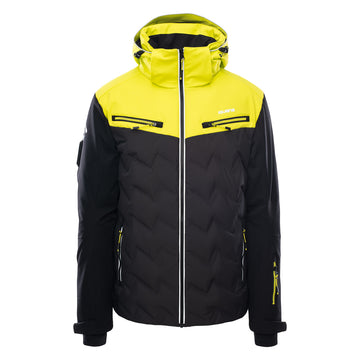 Jachetă Ski Bărbați IGUANA AMBLO LEMON YELLOW – RECCO® | Hibrid Puf/Sintetic | 10K/10K | 4 Way Stretch