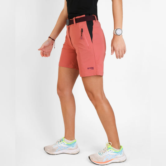 Pantaloni Tehnici Femei SpherePro Romina – Rosa/Ciruela | Ușori, Flexibili, Pentru Drumeție și Sport