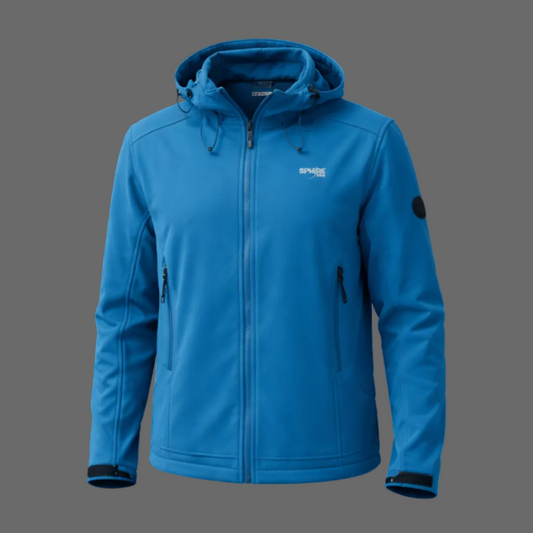Jacheta softshell Sphere Pro Andrew -impermeabila 10k/5k-albastru