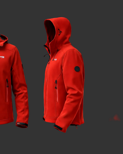 Jacheta softshell Sphere Pro Andrew -impermeabila 10k/5k-rosu