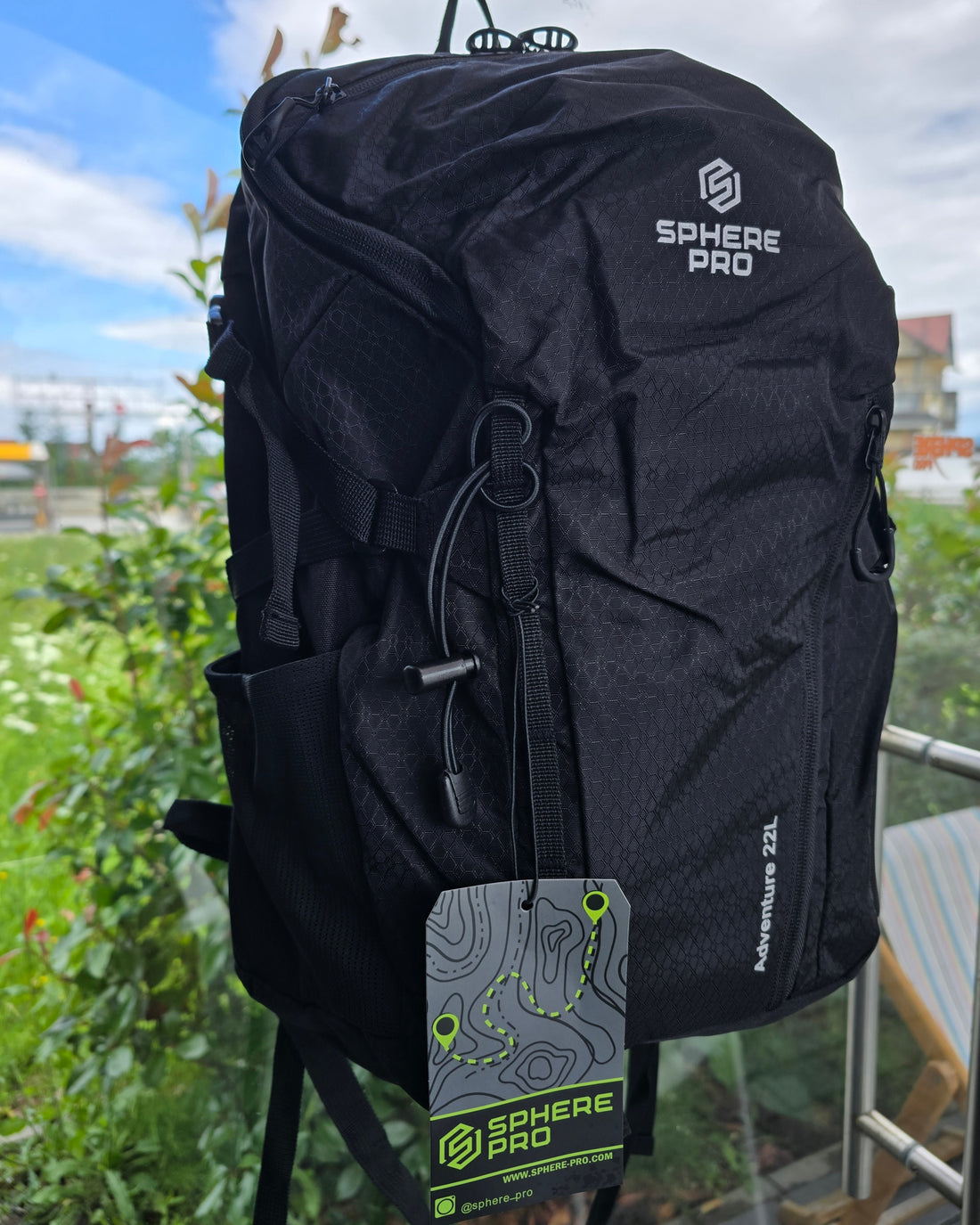 Rucsac trekking, hiking SpherePro Adventure 22L black