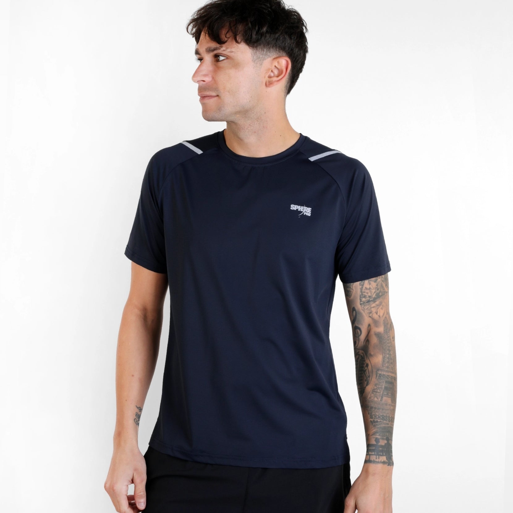 Tricou trail running bărbați SpherePro Tomer azul