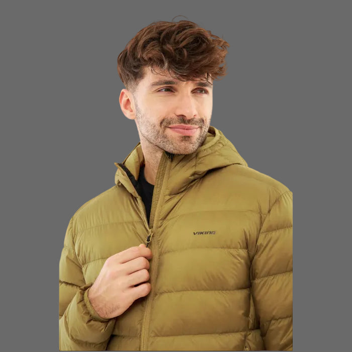 Jacheta bărbați Viking Rovi Yellow-Puf Natural 750 cuin