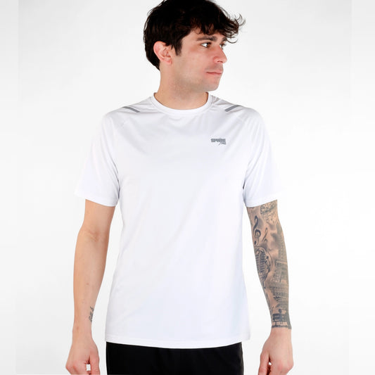 Tricou Tehnic Bărbați SpherePro Tomer – Trail Running, Alb