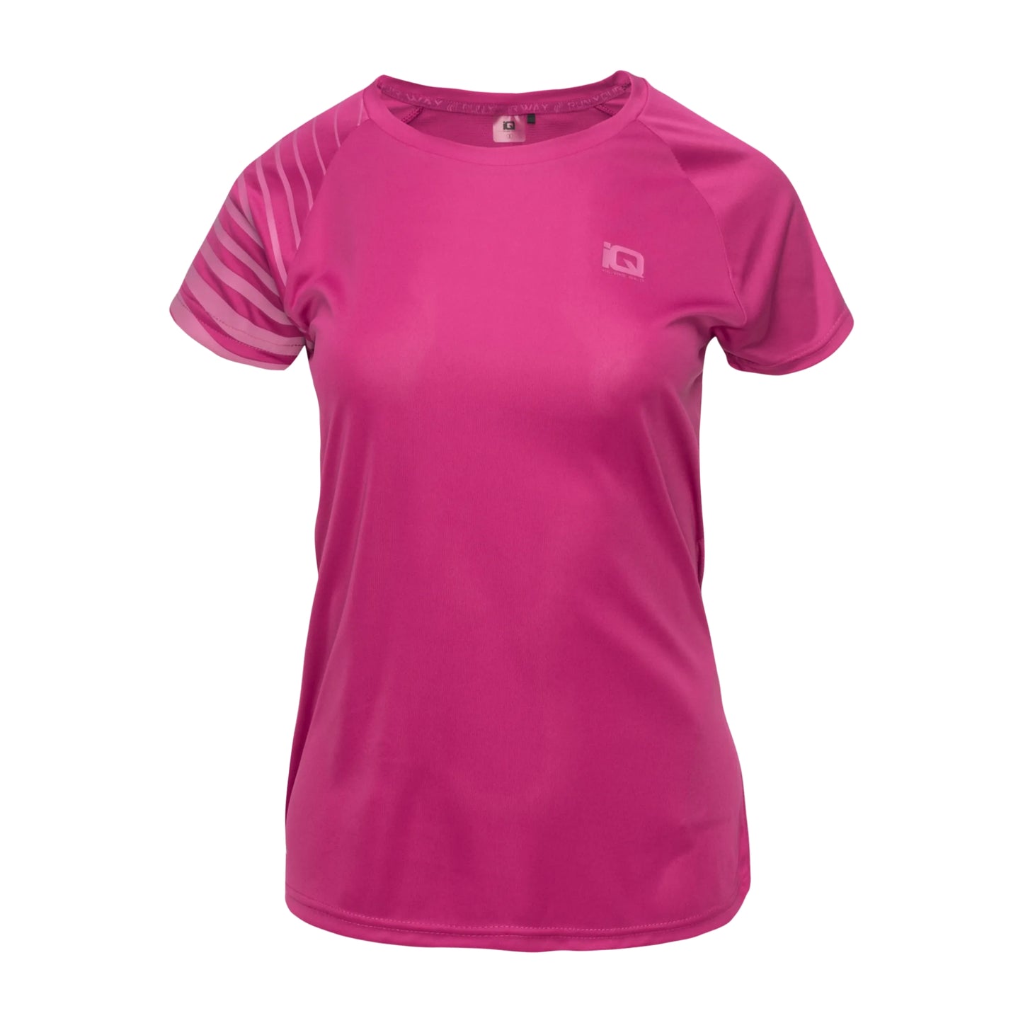 Tricou sport damă HIDA – IQ INTELLIGENCE QUALITY | Uscare rapidă & respirabilitate/fuchsia