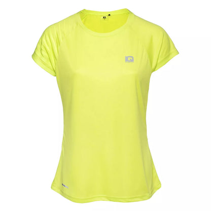 Tricou sport damă HIDA – IQ INTELLIGENCE QUALITY | Uscare rapidă & respirabilitate/yellow