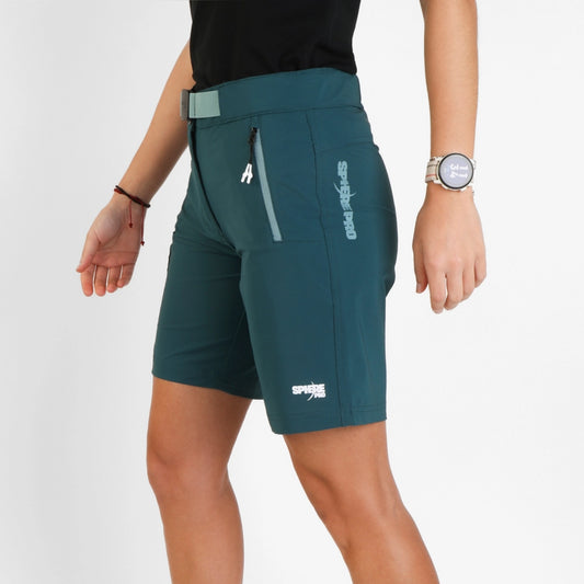 Pantaloni femei SpherePro Nadia verde/azul