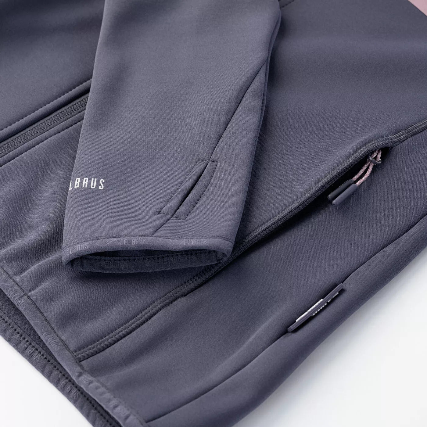 Bluza femei ELBRUS NOMI greystone/elderberry