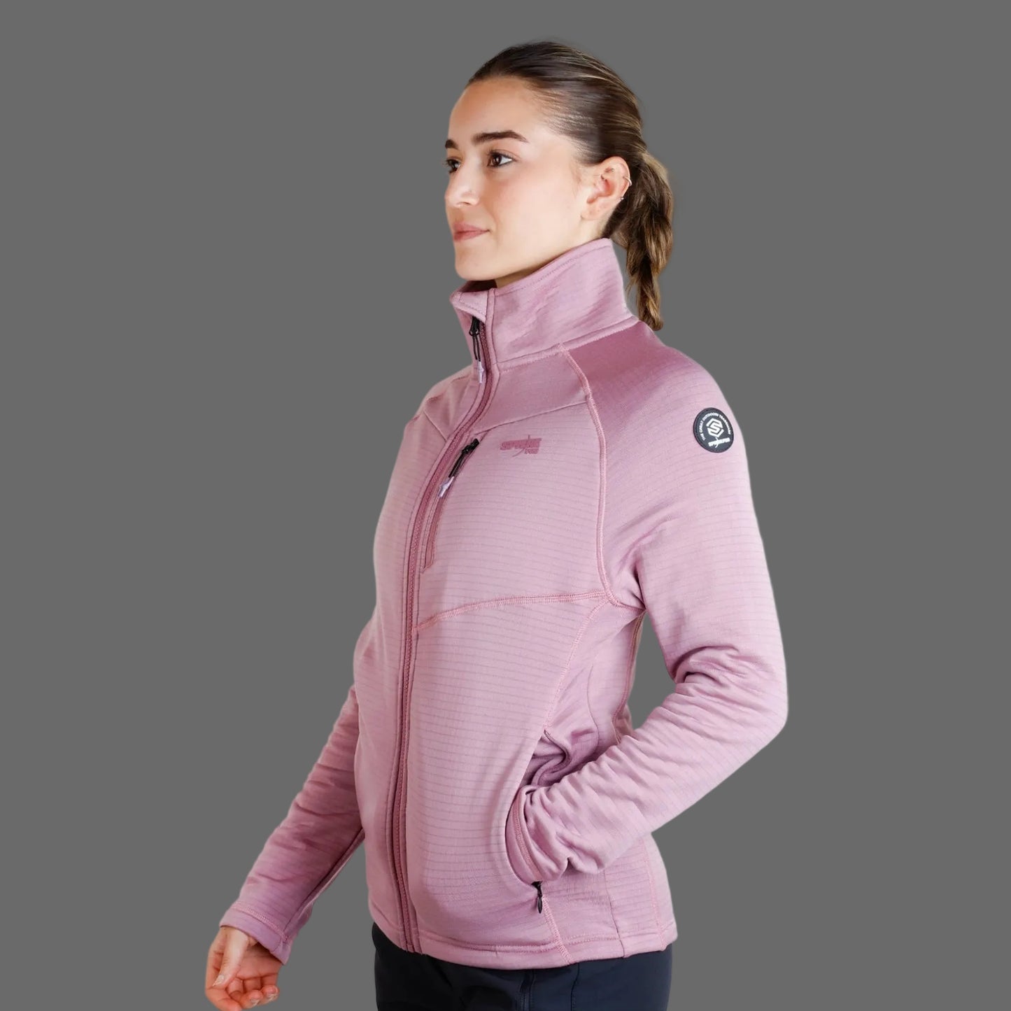 Fleece trekking femei Sphere Pro Goran-Orqudea