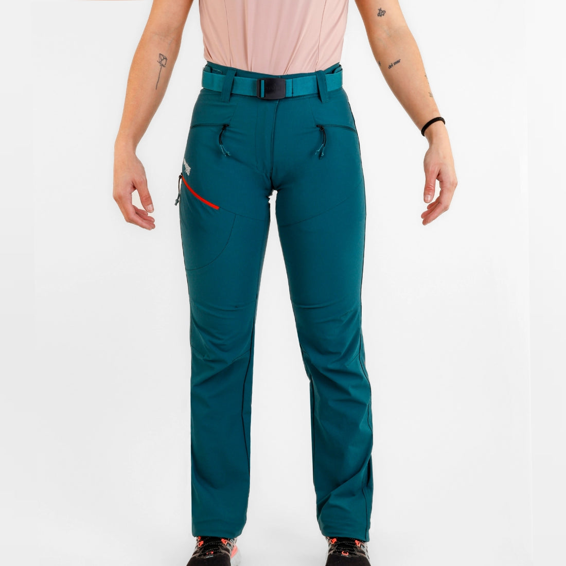 Pantaloni vara femei SpherePro Cindirella verde/tiera
