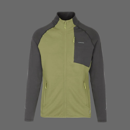 Viking Birger Midlayer Bărbați Olive-Grey – Bluză Tehnică Călduroasă pentru Drumeții și Outdoor