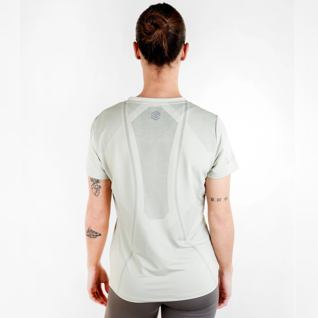 Tricou femei SpherePro Arlet verde/palido