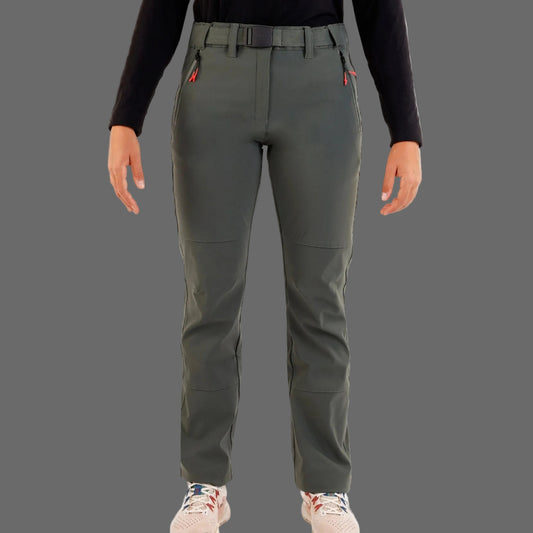 Pantaloni softshell femei SPHERE PRO POLIANA BREA/ROJO-Trekking,Hiking