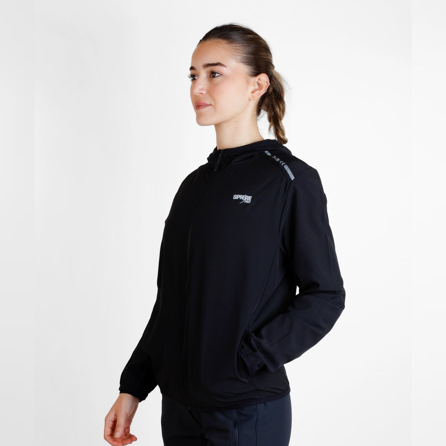 Jacheta trail running femei SpherePro Ava nero