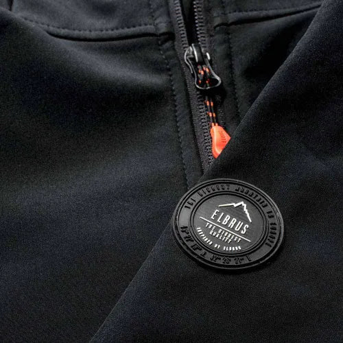 Softshell Femei ELBRUS IVER Black/Spicy Orange – Jachetă Tehnică 3L