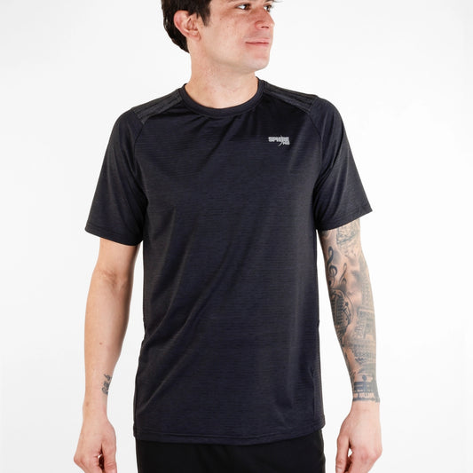 Tricou Tehnic Bărbați SpherePro Eitan – Running & Trekking, Negru
