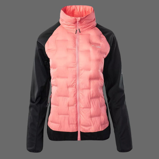 Jacheta hibrid ELBRUS JULIMAR WO'S flamingo pink/black