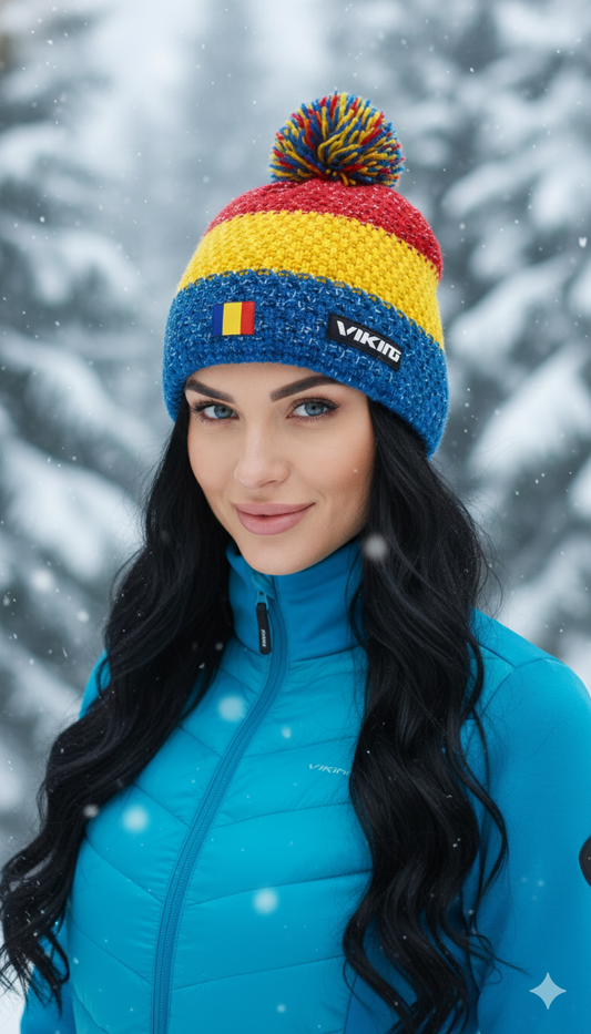 Caciula Viking România Flag