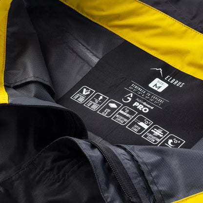 Supra pantaloni barbati ELBRUS GARII black/yellow