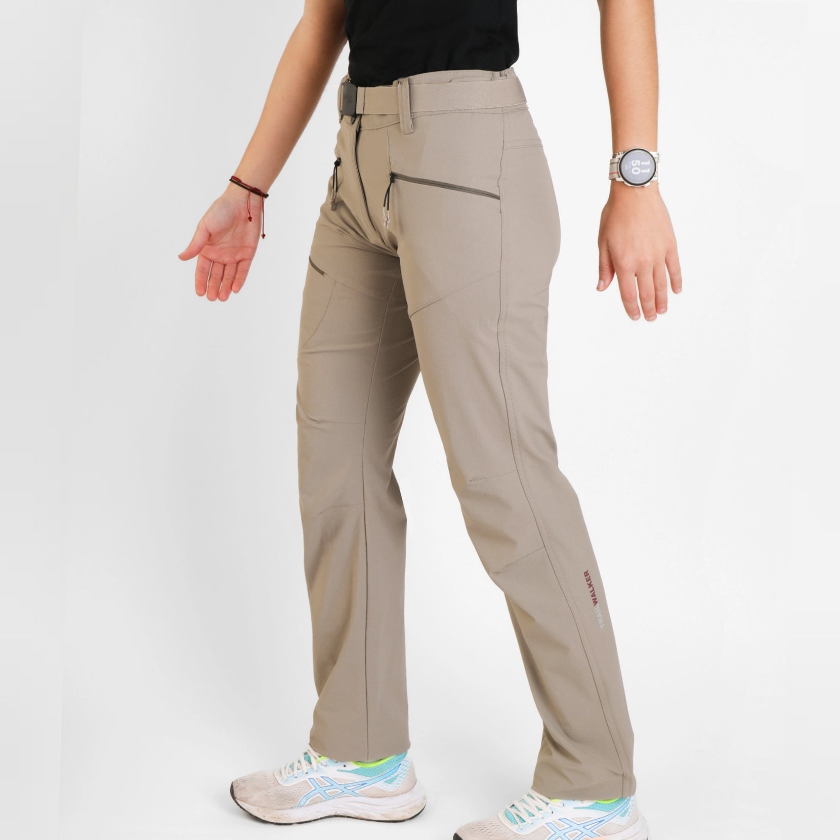 Pantaloni femei SpherePro Cindirella beige/nuez