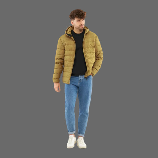 Jacheta bărbați Viking Rovi Yellow-Puf Natural 750 cuin